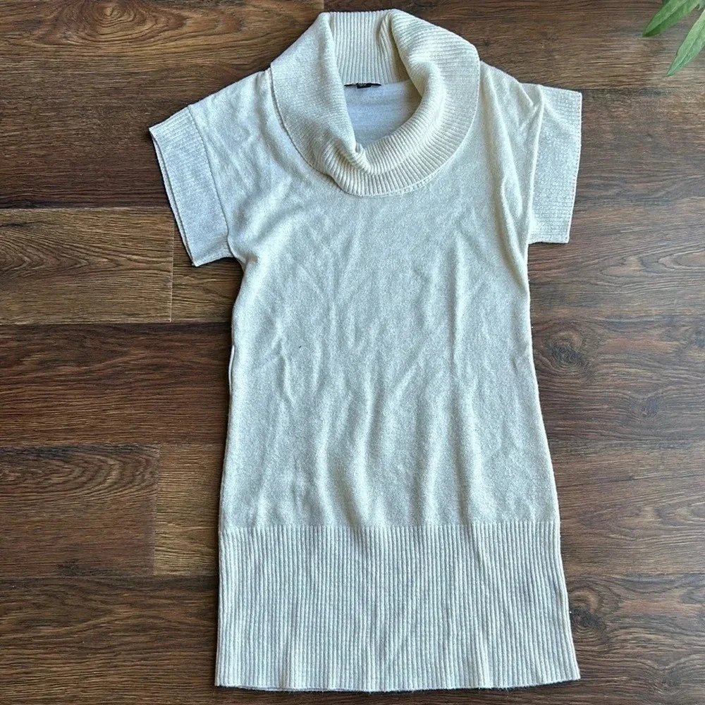 A. Byer Sweater Dress | Short Sleeve Sweater Dress | A. Byer | Cream Sweater